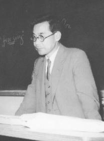 講義中の石母田正先生(1956年)