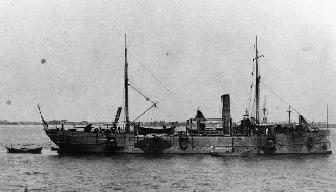 the gunboat USS Machias (The Naval Historical Center: The Online Library)